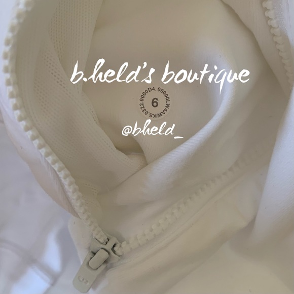 lululemon Define Jacket *Luon in White Size 6 Brand New NWT - Picture 11 of 12